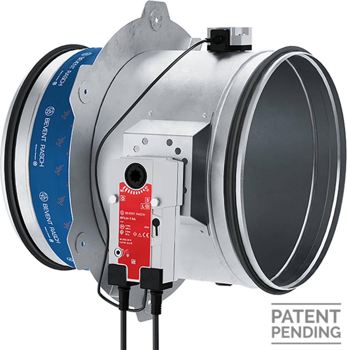 Brand-/brandgasspjäll OPTIMUS60, Bevent Rasch - BR/BRGASSPJ. OPTIMUS60-100-1-1 EI60S, 24V TERM. SENSOR BEVENT