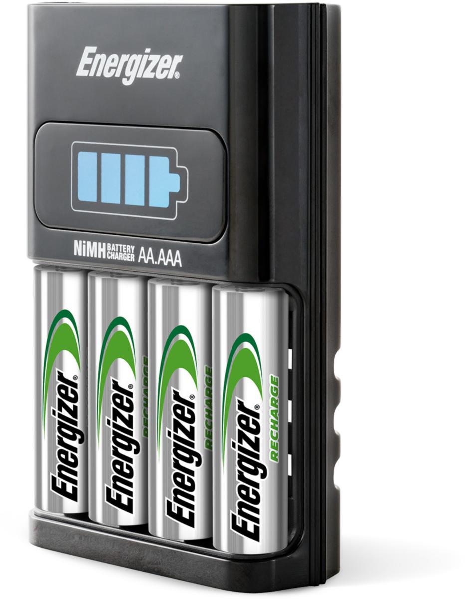 Batteriladdare, snabbladdare, Accu Recharge, Energizer - BATTERI LADDARE 1HR INKL. 4AA 2300 MAH BATTERIER ENERGIZER