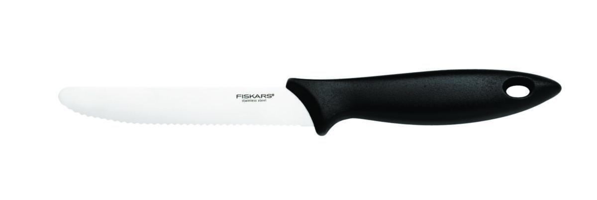 Tomatkniv Fiskars Essential - TOMATKNIV FISKARS ESSENTIAL 12 CM SLIPVINKEL: 30+/-4