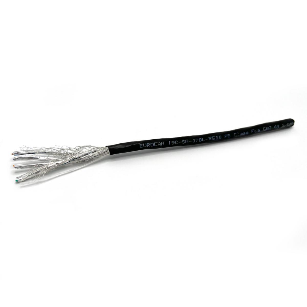 Datakabel C6A S/FTP outdoor PE - C6A S/FTP UTOMHUS PE R500 (*0) 19C-SA-07BL-R500