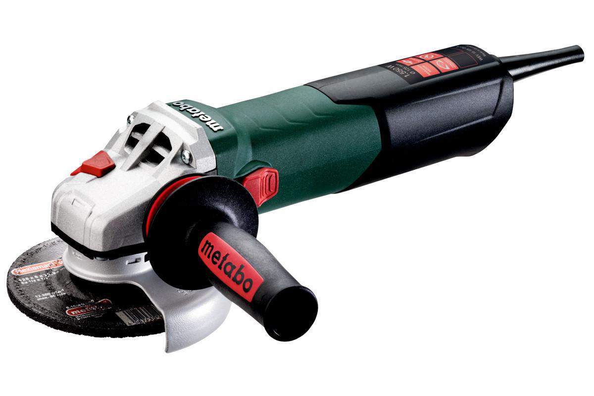 Vinkelslipmaskin Metabo WEV 15-125 QUICK - VINKELSLIP METABO WEV 15-125 1550 W 125 MM STÄLLBARTVARVTAL