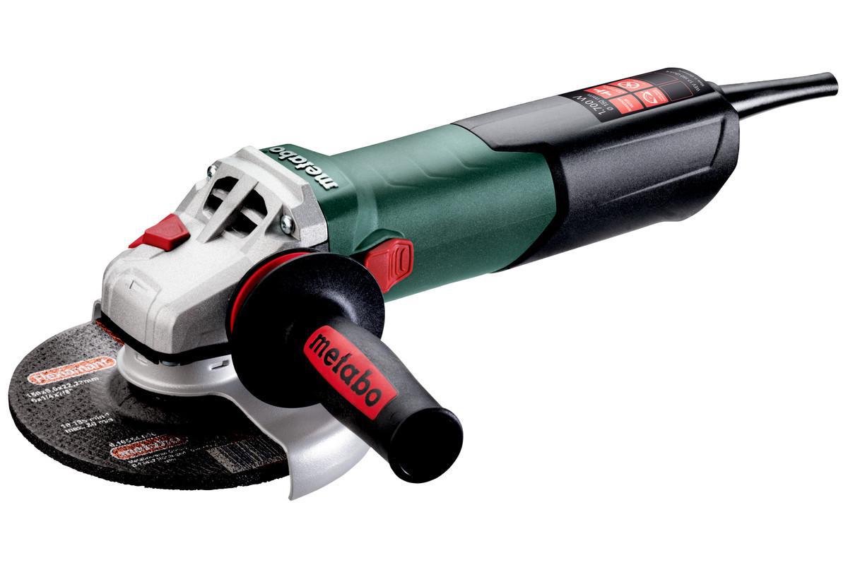 Vinkelslipmaskin Metabo WEV 17-150 QUICK - VINKELSLIP METABO WEV 17-150 1700 W 150 MM STÄLLBARTVARVTAL