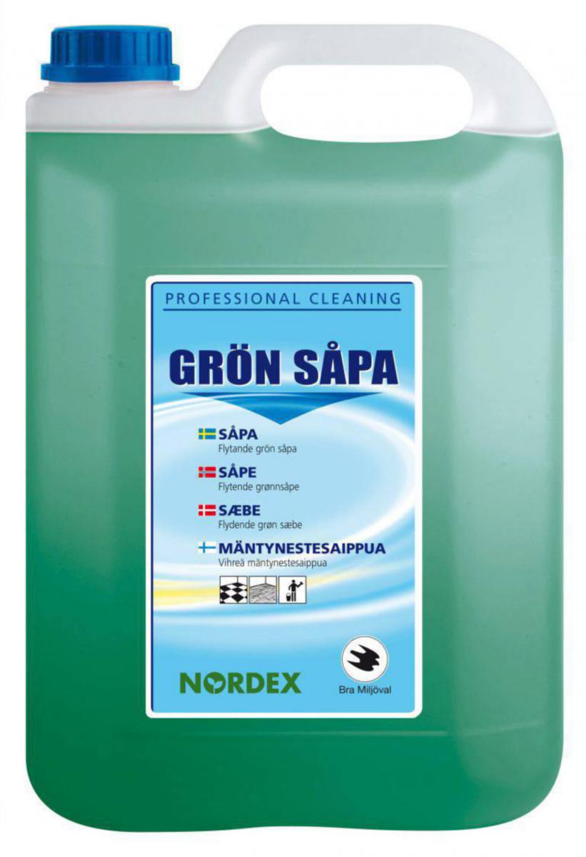 Rengöring Nordex Grönsåpa - RENGÖRING NORDEX GRÖNSÅPA 5L BRA MILJÖVAL