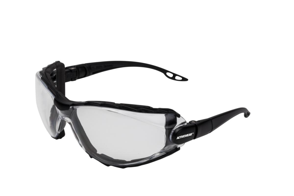 Skyddsglasögon Activewear Carbon 4050 - SKYDDSGLASÖGON AW4050 CARBON KLAR HC/AF SKALM/NACKBAND