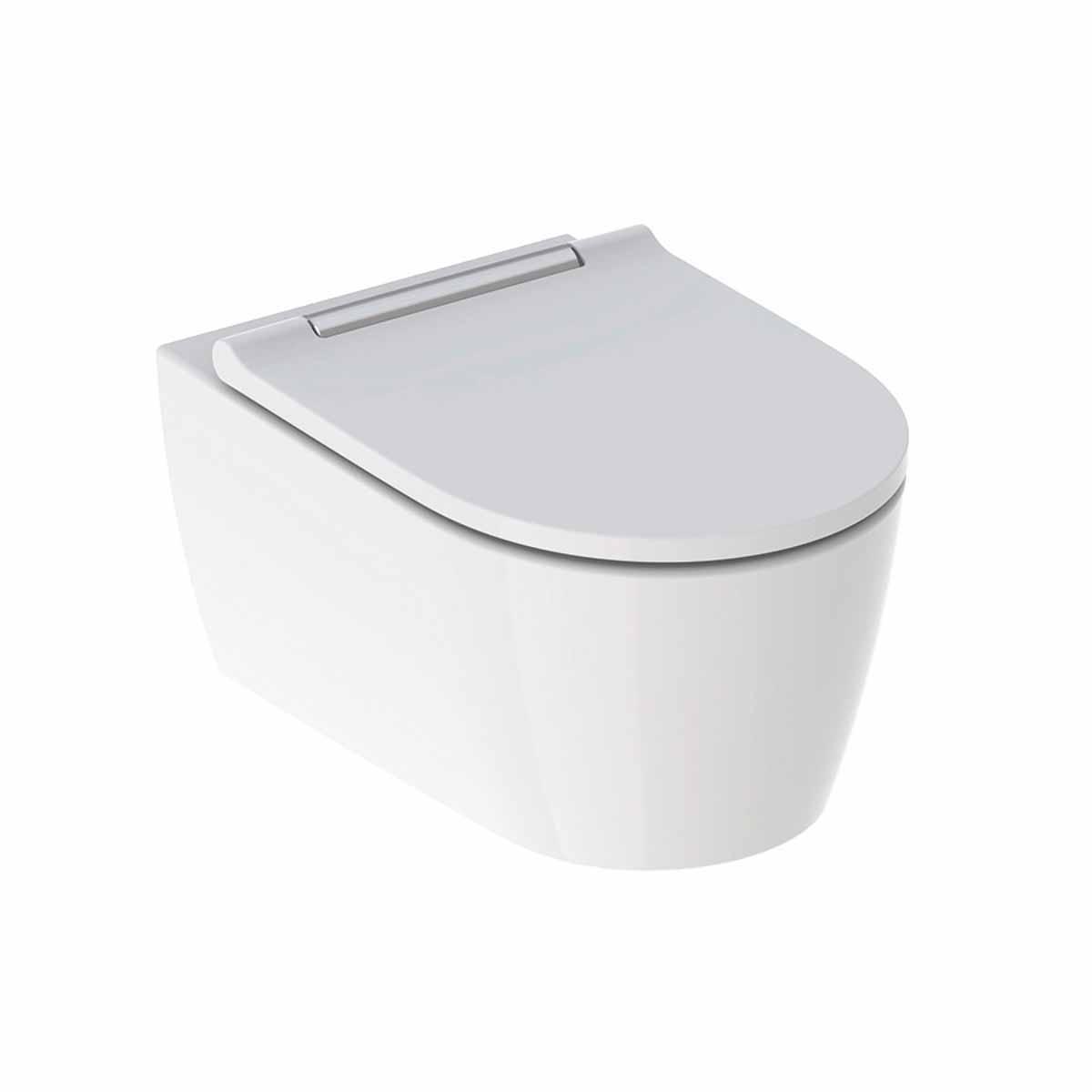 WC-skål ONE med designkåpa, Geberit - GEBERIT ONE WC-SKÅL MED WC-SITS. DESIGKÅPA KROM