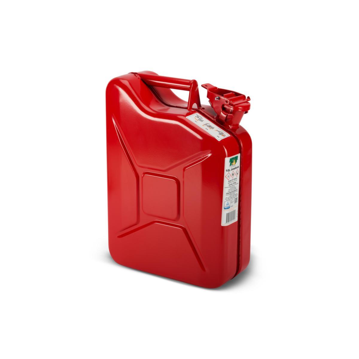 Bränsledunk Jeep - BRÄNSLEDUNK JEEP 10L PLÅT RÖD