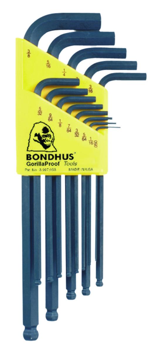 Vinkelnyckelsats Bondhus BLX tum - VINKELNYCKELSATS BONDHUS BLX13 ,050-3/8 TUM