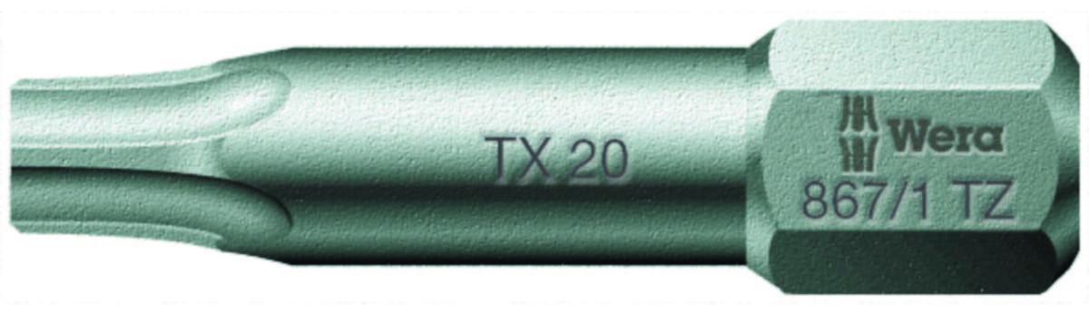 Bits Wera 867/1 TZ Torx - BITS WERA 867/1 TZ TX6 LÄNGD 25MM