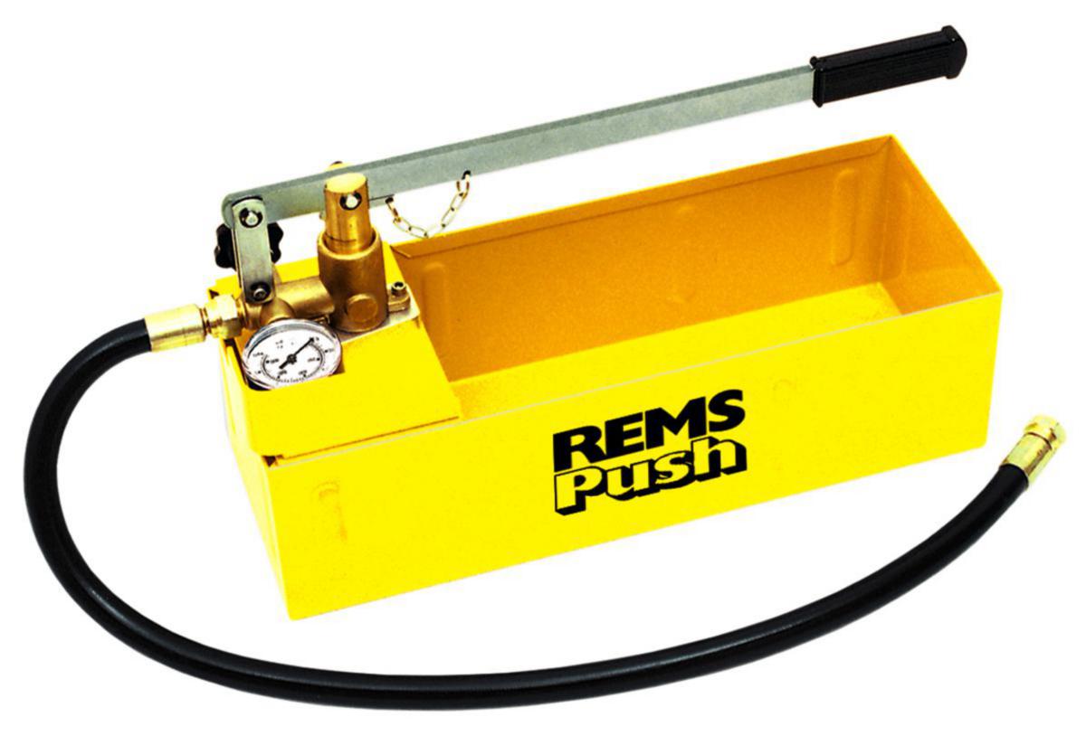 Provtryckningspump-hand, Rems E-Push - PROVTRYCKNINGSPUMP REMS PUSH MANUELL 0-60 BAR 12L