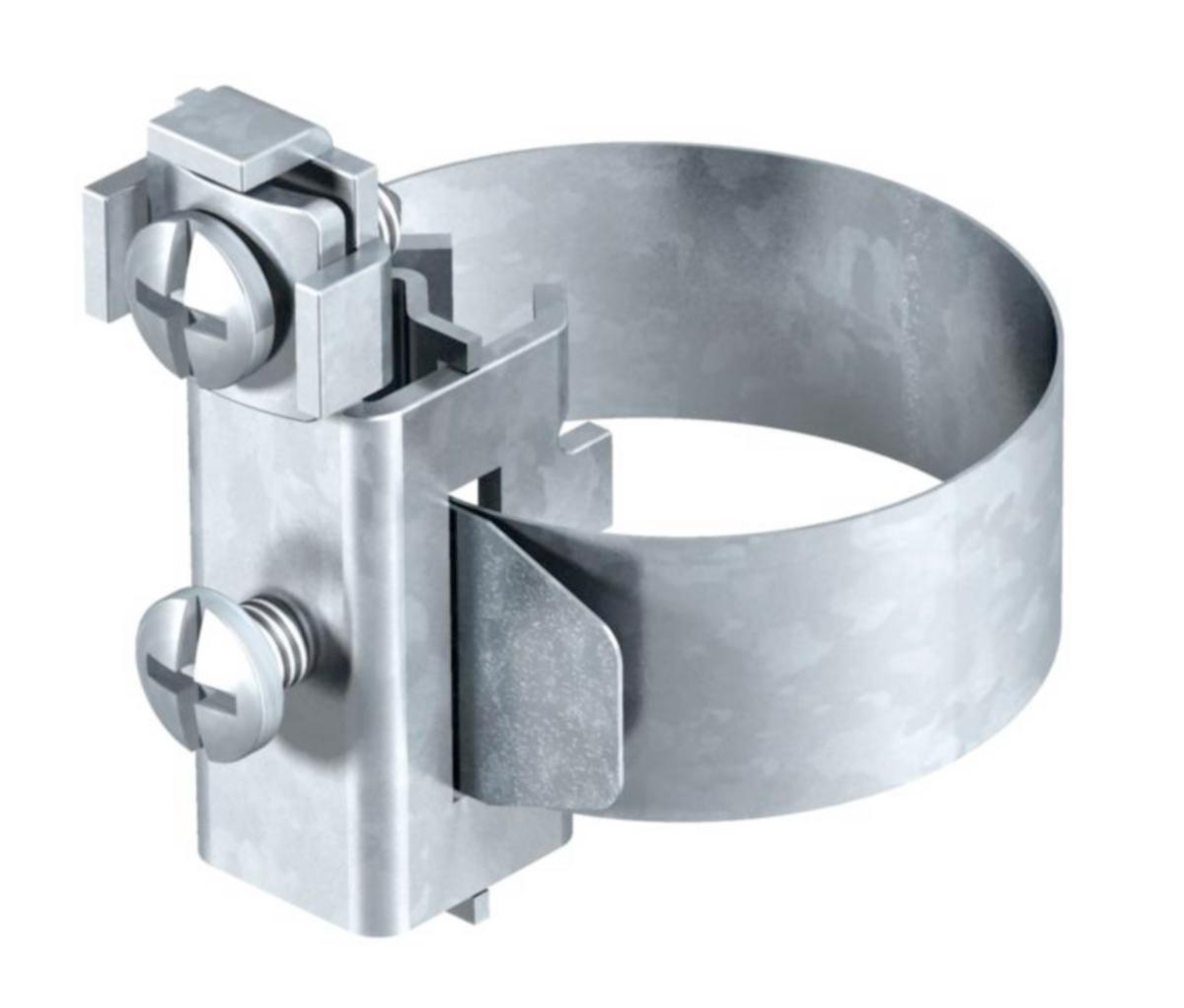 Rörklämmor för potentialutjämning av rör. - RÖRKLÄMMA 3/8" - 4"RÖR (ca 9.6-100mm)