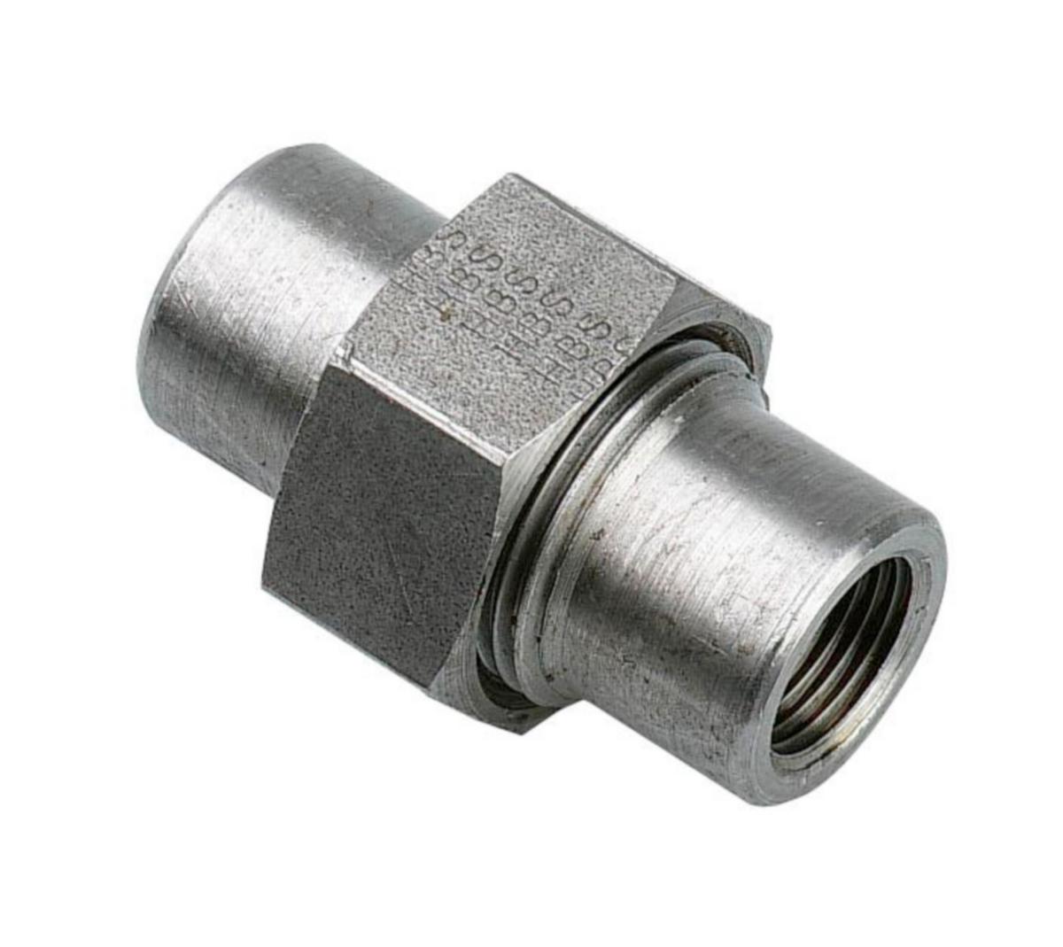 Koppling rak smidda, svarta, med konisk tätning, invändig gänga, Nr 10a, SS-EN 10241 - 10 SV SM RAK KOPPLING KON TÄTN INV GG EN10241