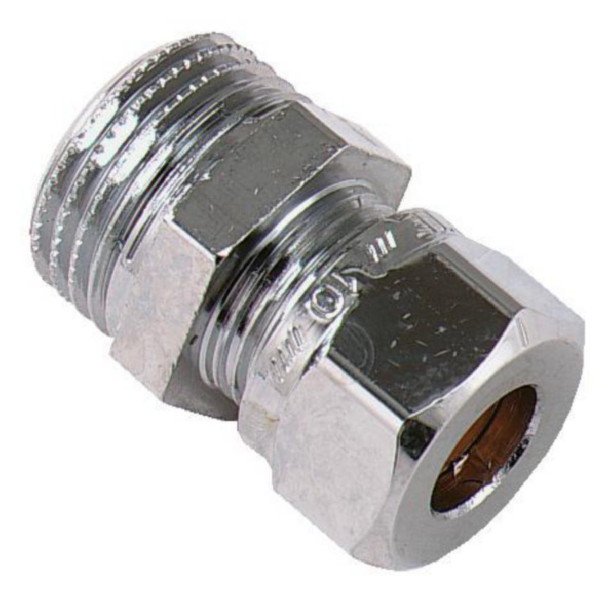 Koppling, rak VA 1136, förkromade, Vatette - 12XG15    FKR VATETTE KOPPLING RAK UTV GG VA 1136