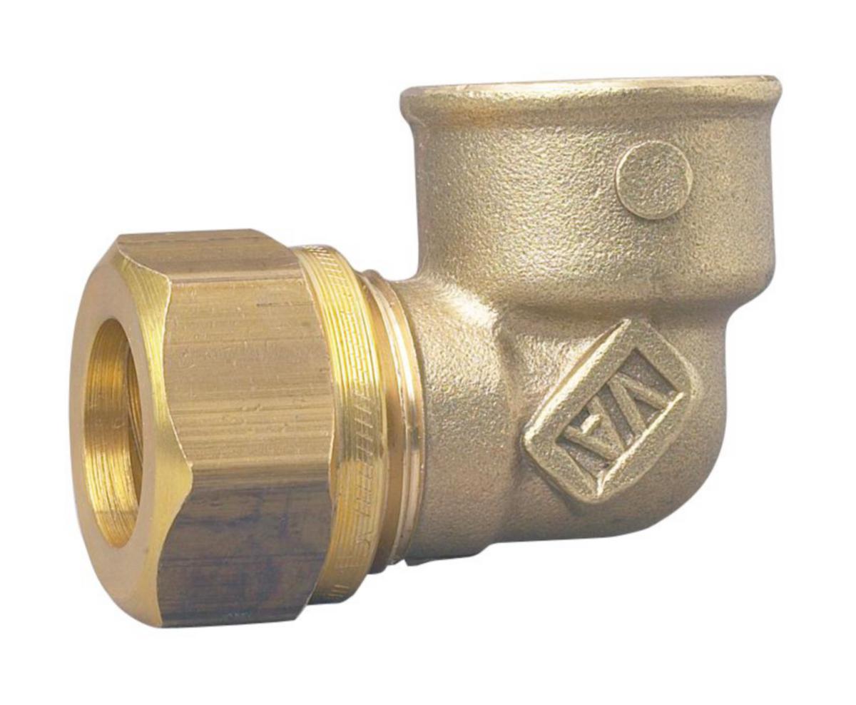 Vinkelkoppling 90° VA 1147, Vatette - 18XG15 VATETTE-KOPPLING VINKEL INV GG VA 1147