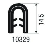 CLIPSPROFIL 10015 EPDM 1-4.0MM SVART 25M/FÖRP