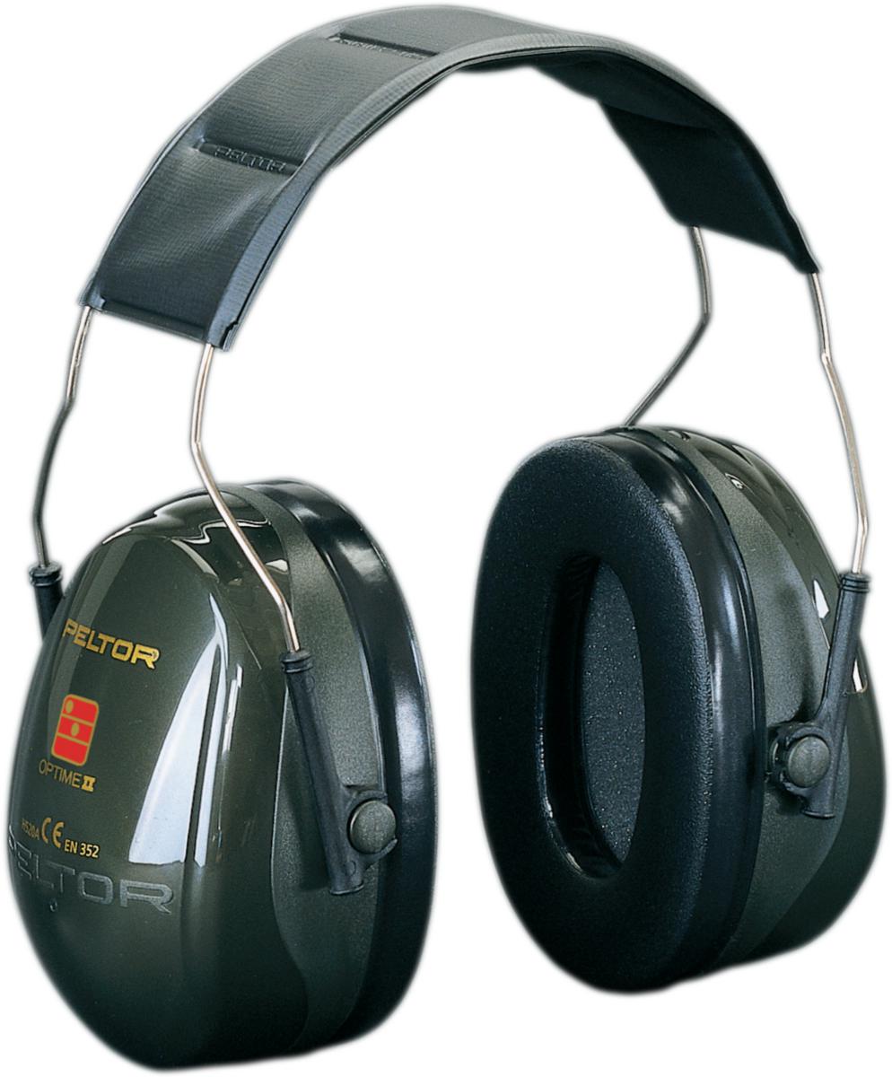 Hörselkåpa 3M Peltor Optime II - HÖRSELKÅPA PELTOR OPTIME IIA GRÖN HJÄSSBYGEL H520A