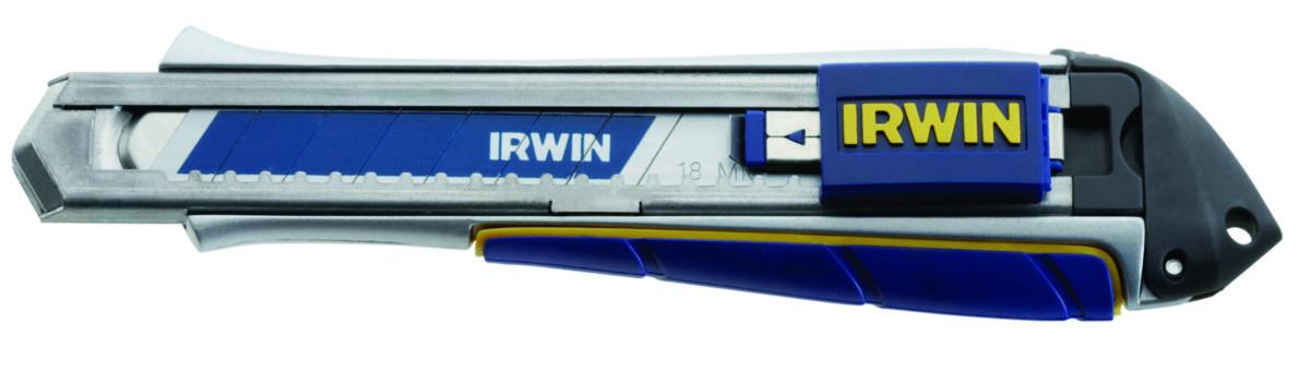Brytbladskniv Irwin 18 mm - BRYTBLADSKNIV IRWIN 18MM M LÅSSKRUV OCH BI-METALLBLAD