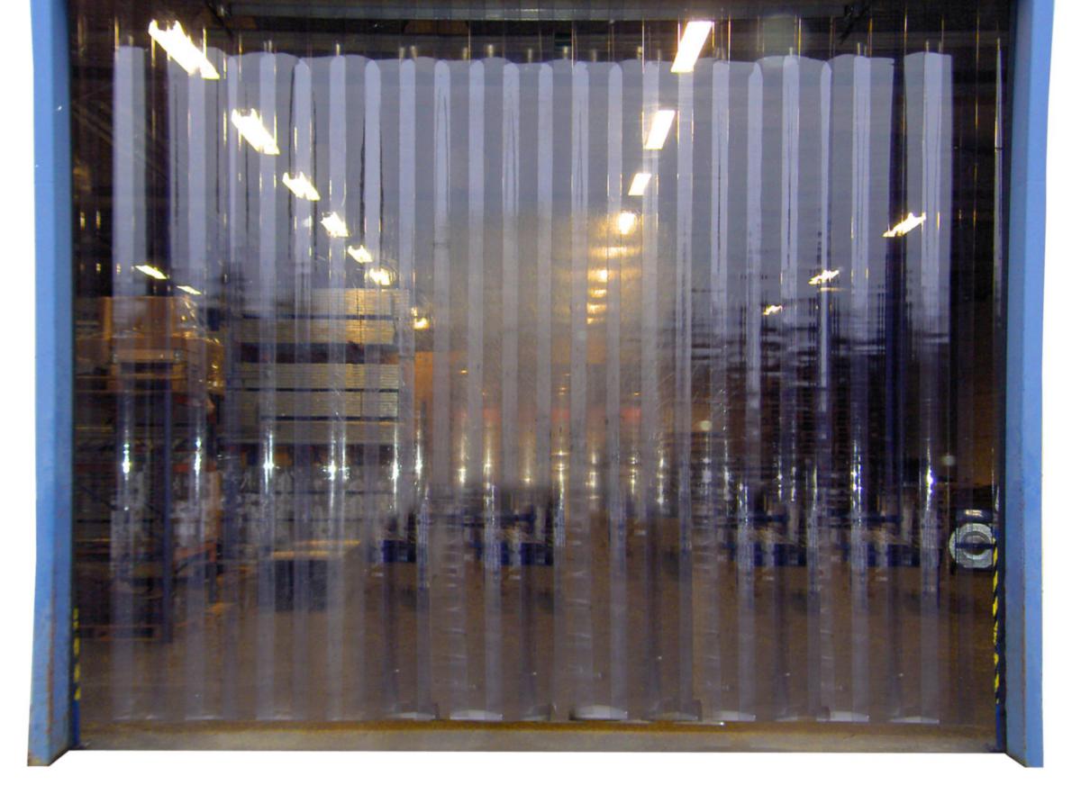 Multiporten PVC-stripes - PVC-STRIPES KLAR TRANSP 100X2MM L=50M/RULLE