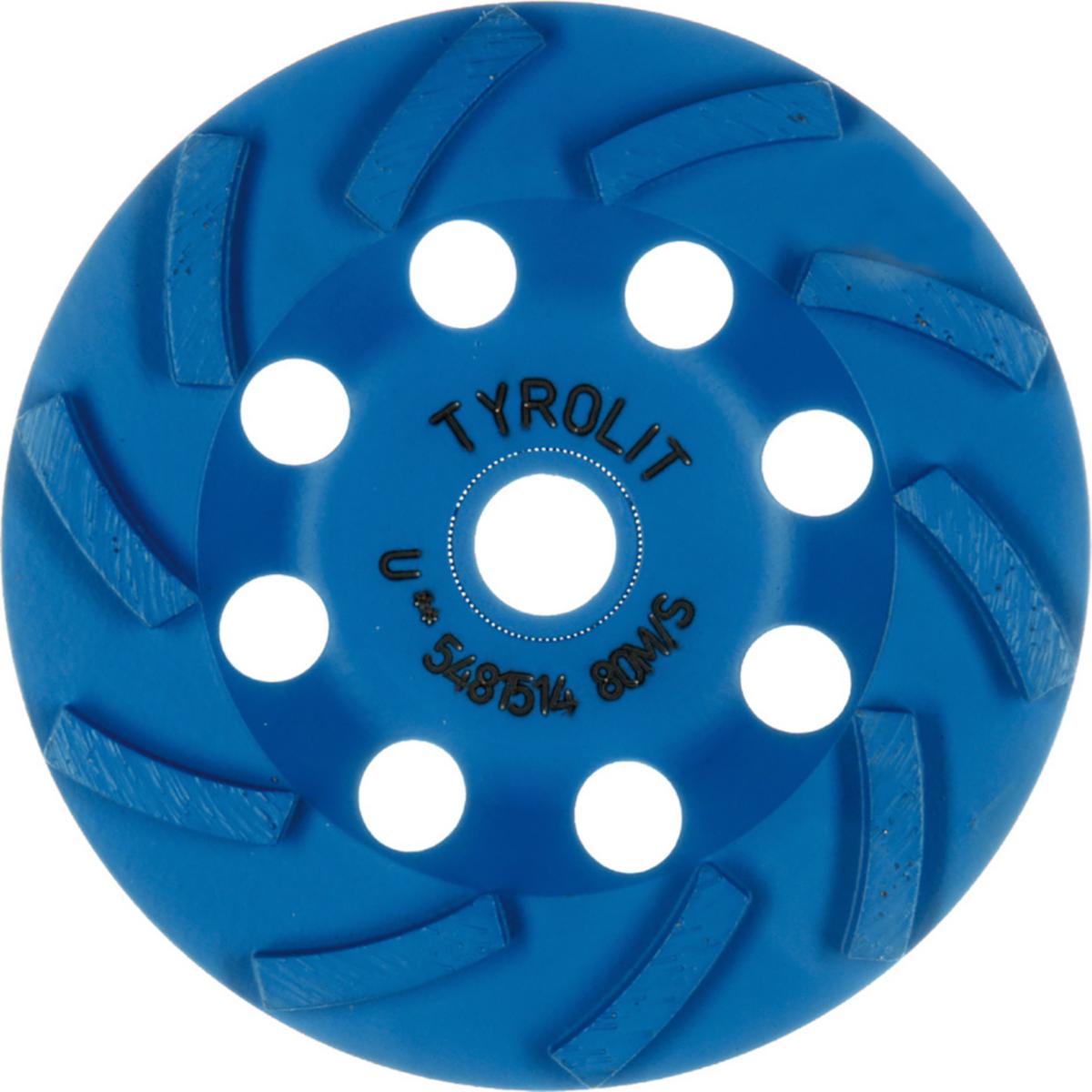 Diamantslipskål Tyrolit Standard** Turbo Universal - DIAMANTSKÅL TYROLIT STANDARD 125X20X22.2 TURBO UNIVERSAL