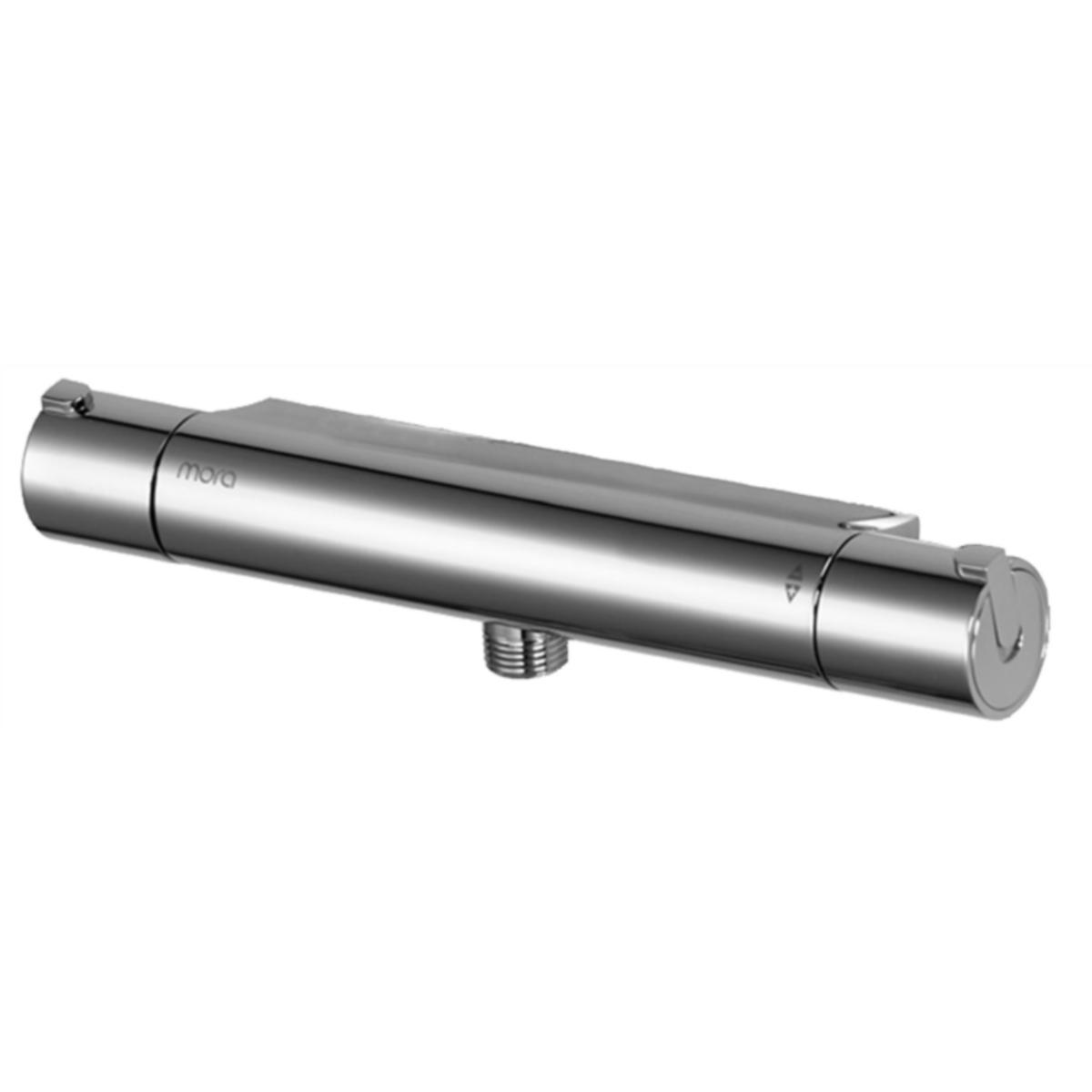 Termostatblandare för dusch, 160 c/c, utl ned, Mora Rexx T5 - DUSCHBLANDARE MORA REXX T5 UTL NED 160C/C KROM