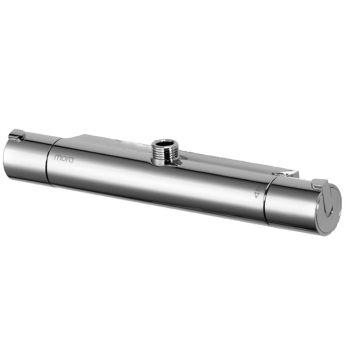 Termostatblandare för dusch, 160 c/c, utl upp, Mora Rexx T5 - DUSCHBLANDARE MORA REXX T5 UTL UPP 160C/C KROM