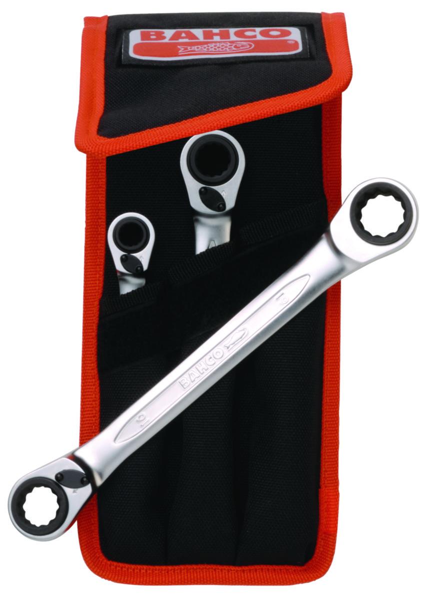 Spärringnyckelsats Bahco S4RM - SPÄRRINGNYCKELSATS BAHCO S4RM/5T 8-36MM 5 DEL