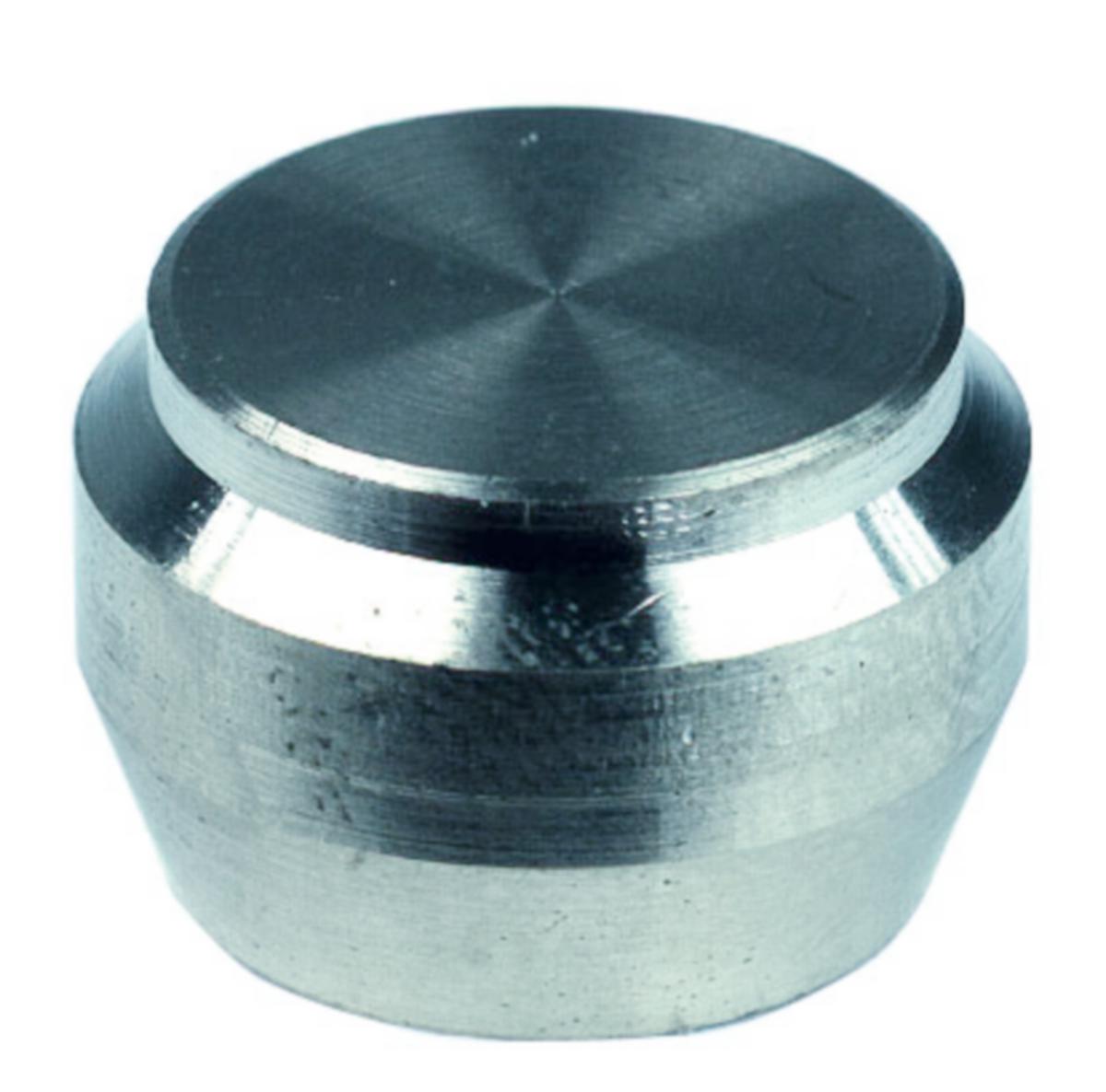 Klämringskoppling plugg - KOPPARRÖRS-PLUGG 10 MM KROM 2ST/SB
