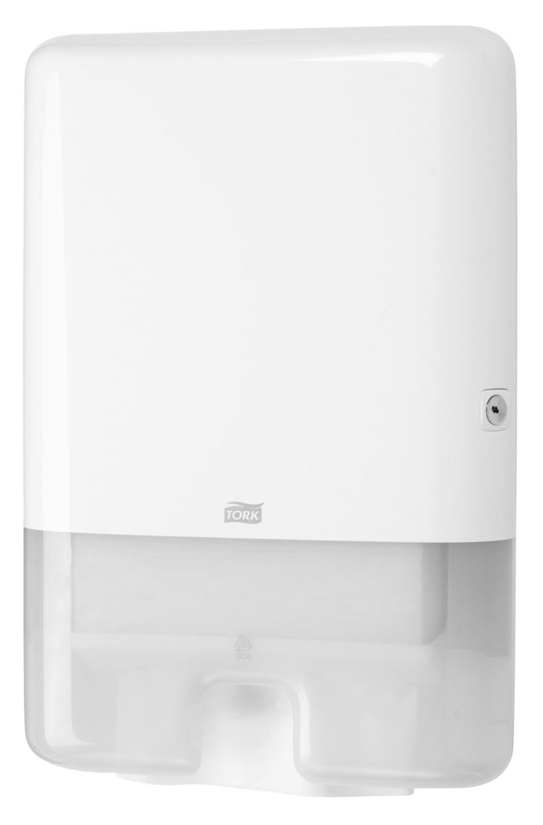 Dispenser för pappershandduk H2, Tork - DISPENSER TORK HANDDUK H2 PLAST VIT 552000