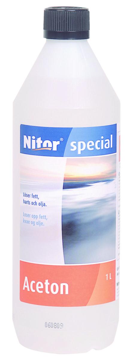 Lösningsmedel Nitor Aceton - LÖSNINGSMEDEL ACETON NITOR 5 LITER