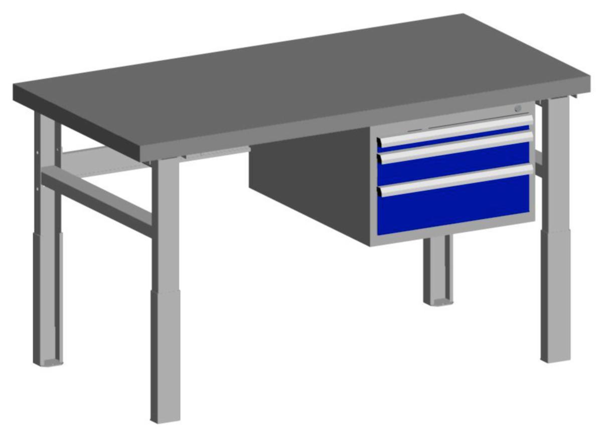 Treston Kombination C - ARBETSBORD TUNGT GWS KOMB C 2250X750MM STÅLKLÄDD SKIVA