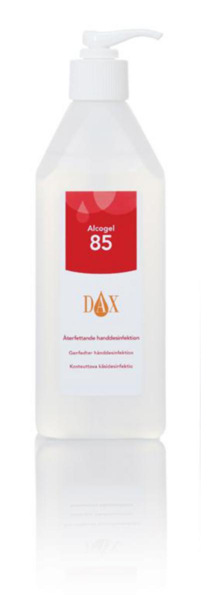 Handdesinfektion, gel, DAX Alcogel 85 - HANDDESINFEKTION DAX 85 ALCOGEL MED PUMP 600 ML
