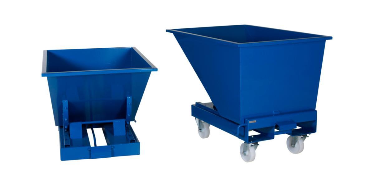 Tippcontainer Tippo - TIPPCONTAINER TP1100 BLÅ 1100L 1700X1215X1045MM