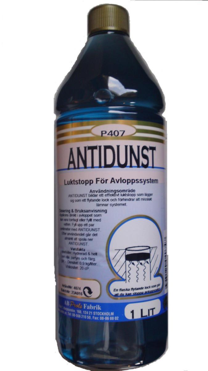 Luktstopp, Prol Antidunst - LUKTSTOPP ANTIDUNST P407 TILL AVLOPP 1 LITER PROL 4074