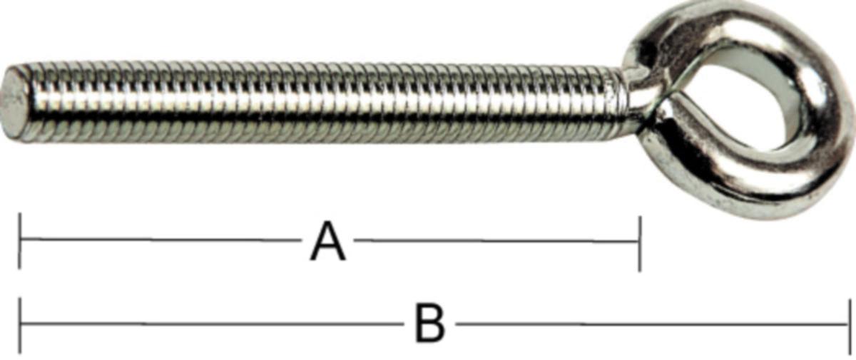 Skruvögla 5002 - SKRUVÖGLA HABO 5002 Z M4X30X8