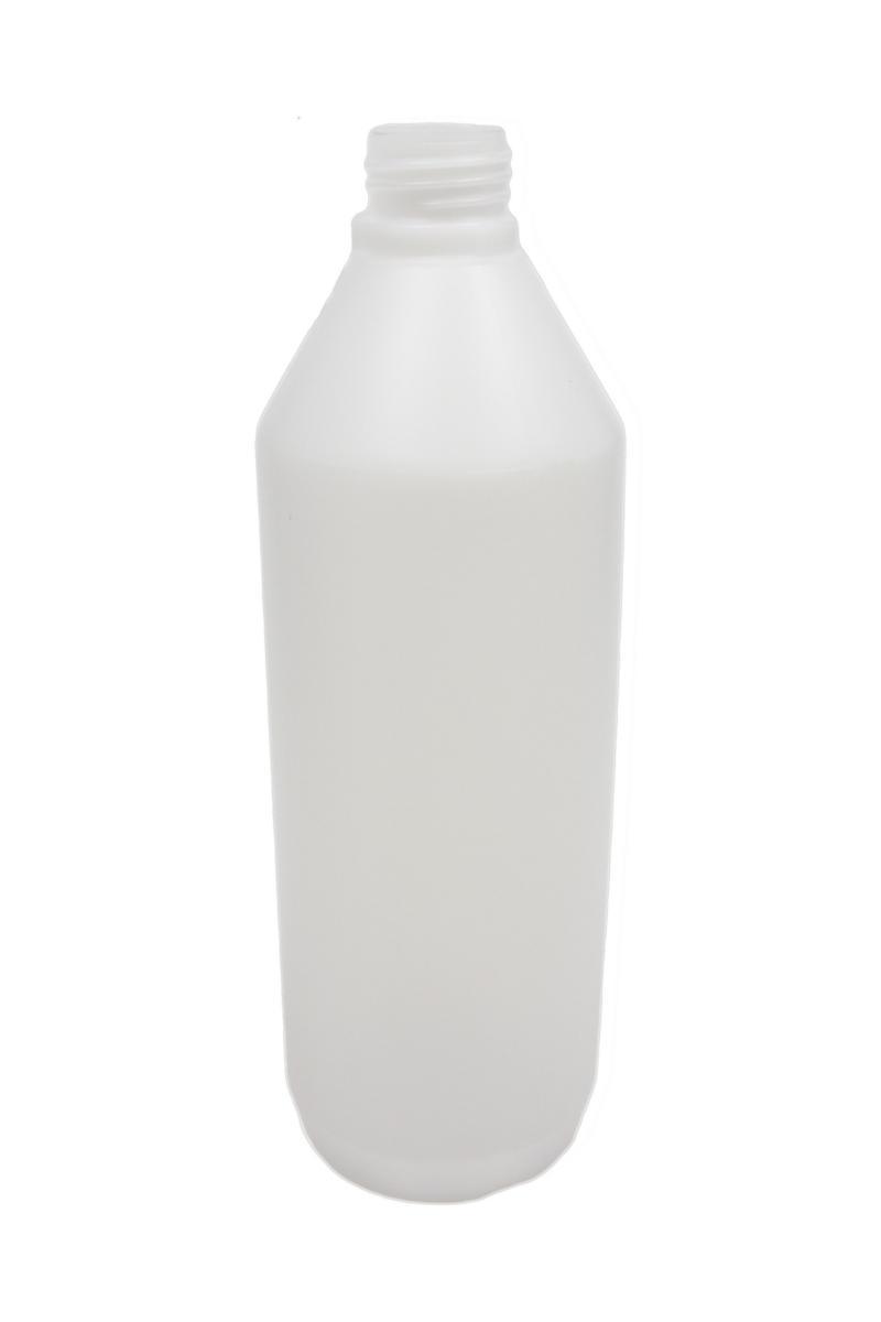 Flaska plast rund - FLASKA PLAST 500ML RUND UTAN KAPSYL
