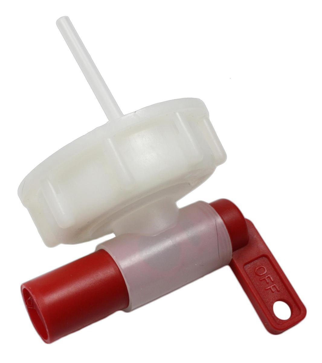 Kran med kapsyl 60mm med ventil - KRAN MED KAPSYL 60MM M VENTIL