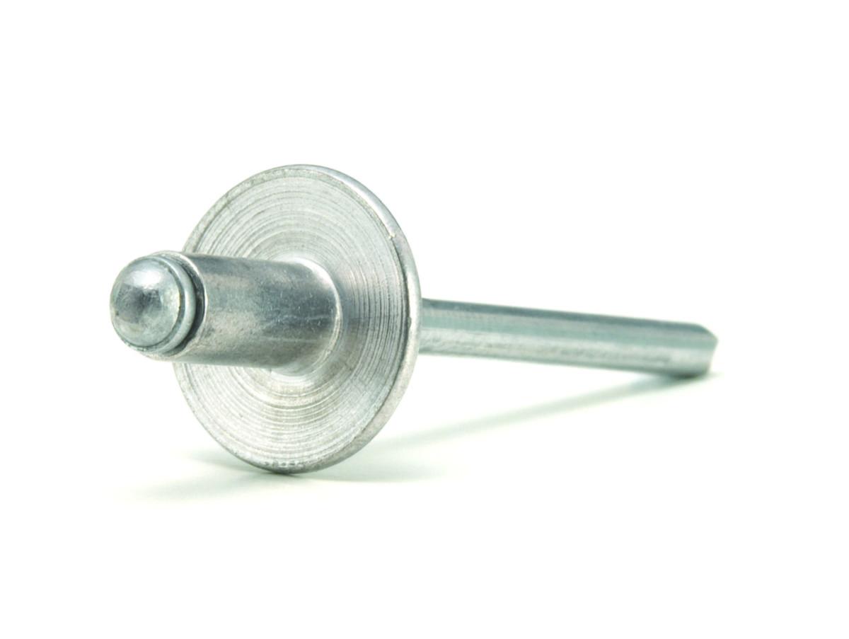 POP-nit standard "stort huvud", aluminium - POPNIT EMHART TAP/D 614 BSLF 4,8X16,5MM 88044