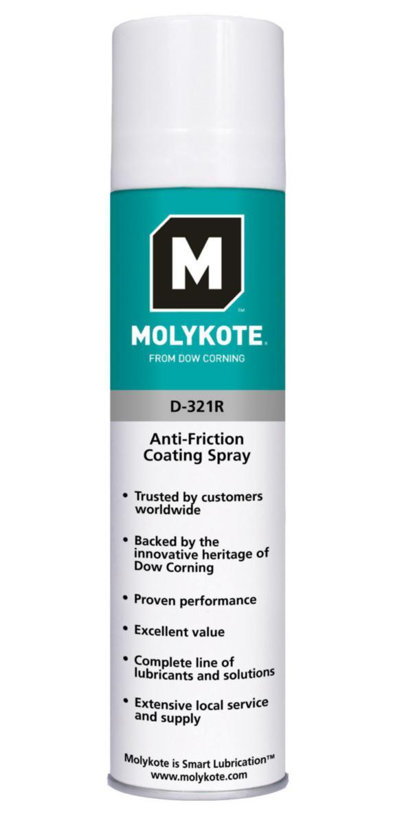 Glidlack Molykote D321R - GLIDLACK MOLYKOTE D321R SPRAY 400ML.