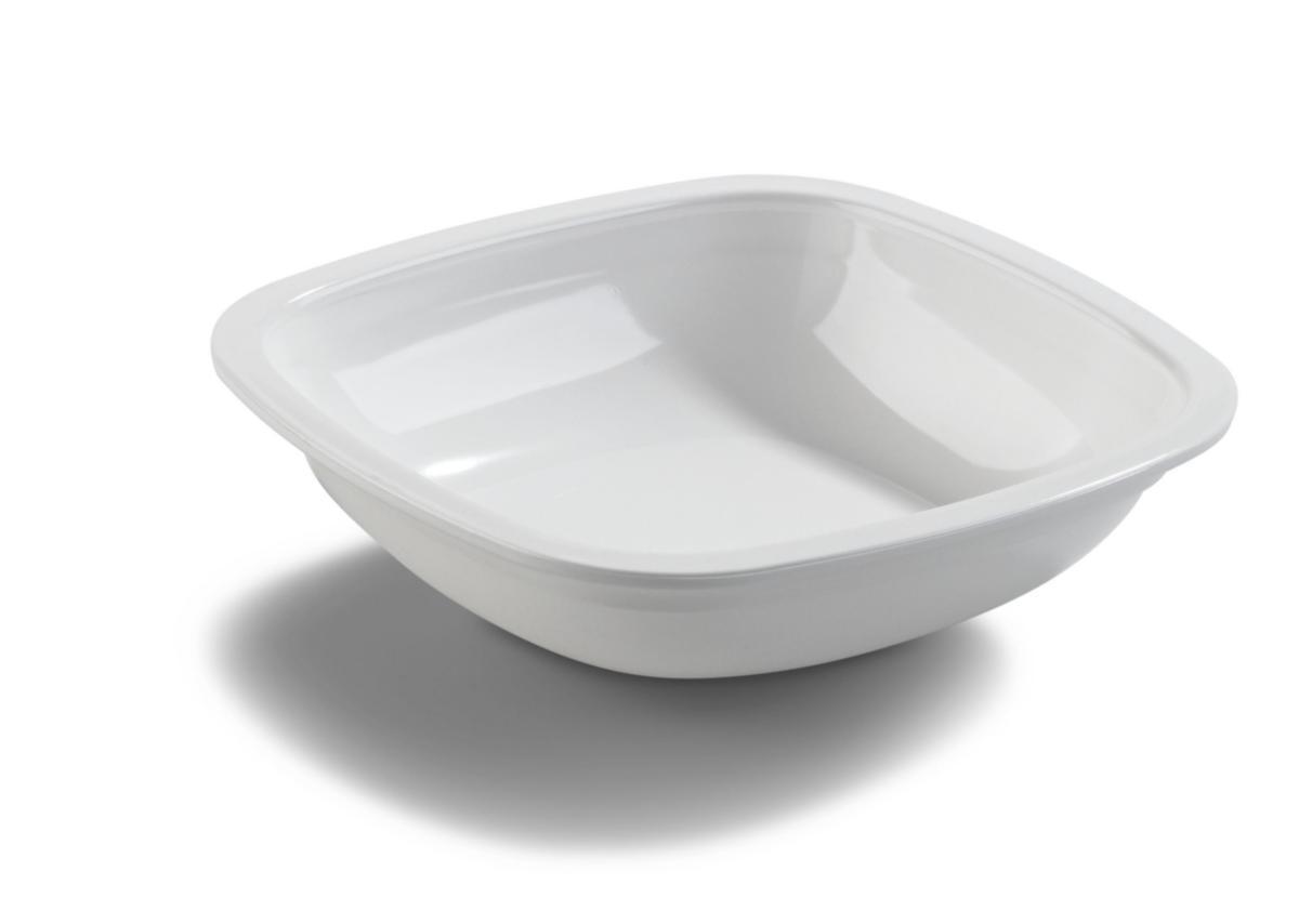 Plast tallrik djup Nordic - TALLRIK DJUP 0.8 VIT PLAST