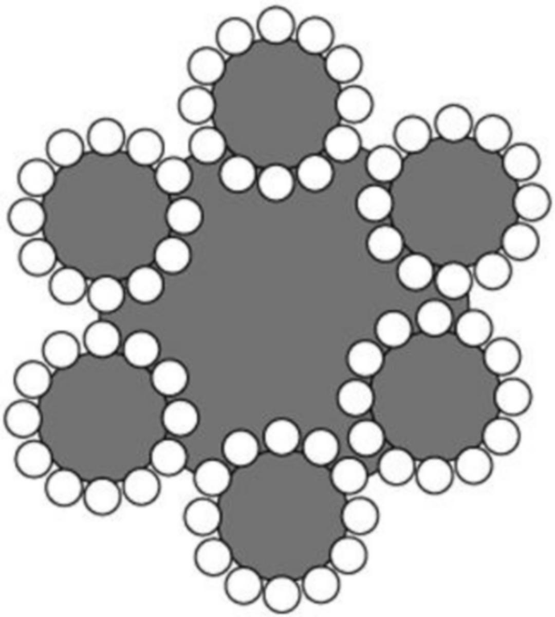Stållina 72-TR - STÅLLINA 3MM 72-TRÅDIG (*6) FZ