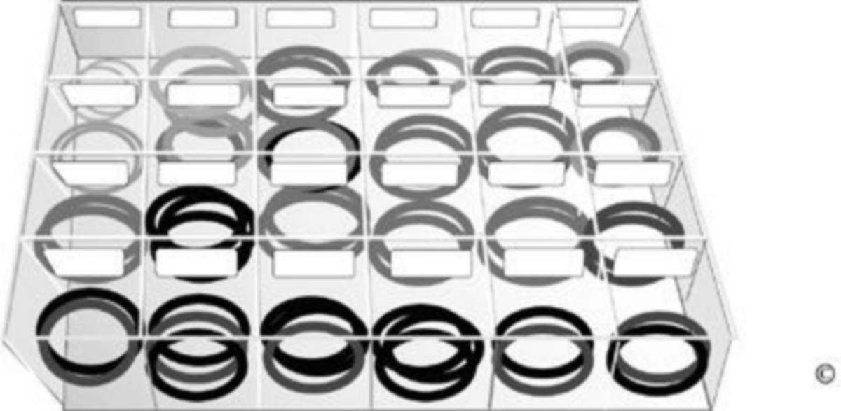 Spårringsortiment SGH 8-30 mm - SPÅRRINGSSORTIMENT SGH111 8-30MM