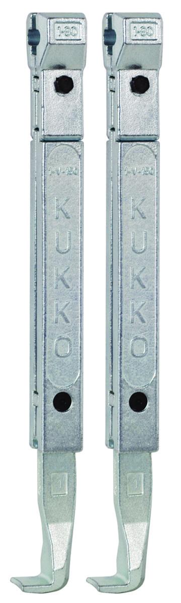 Arm Kukko lång - ARM EXTRA LÅNG KUKKO 2-300-P SPÄNNDJUP 300MM SET M 2 ARMAR