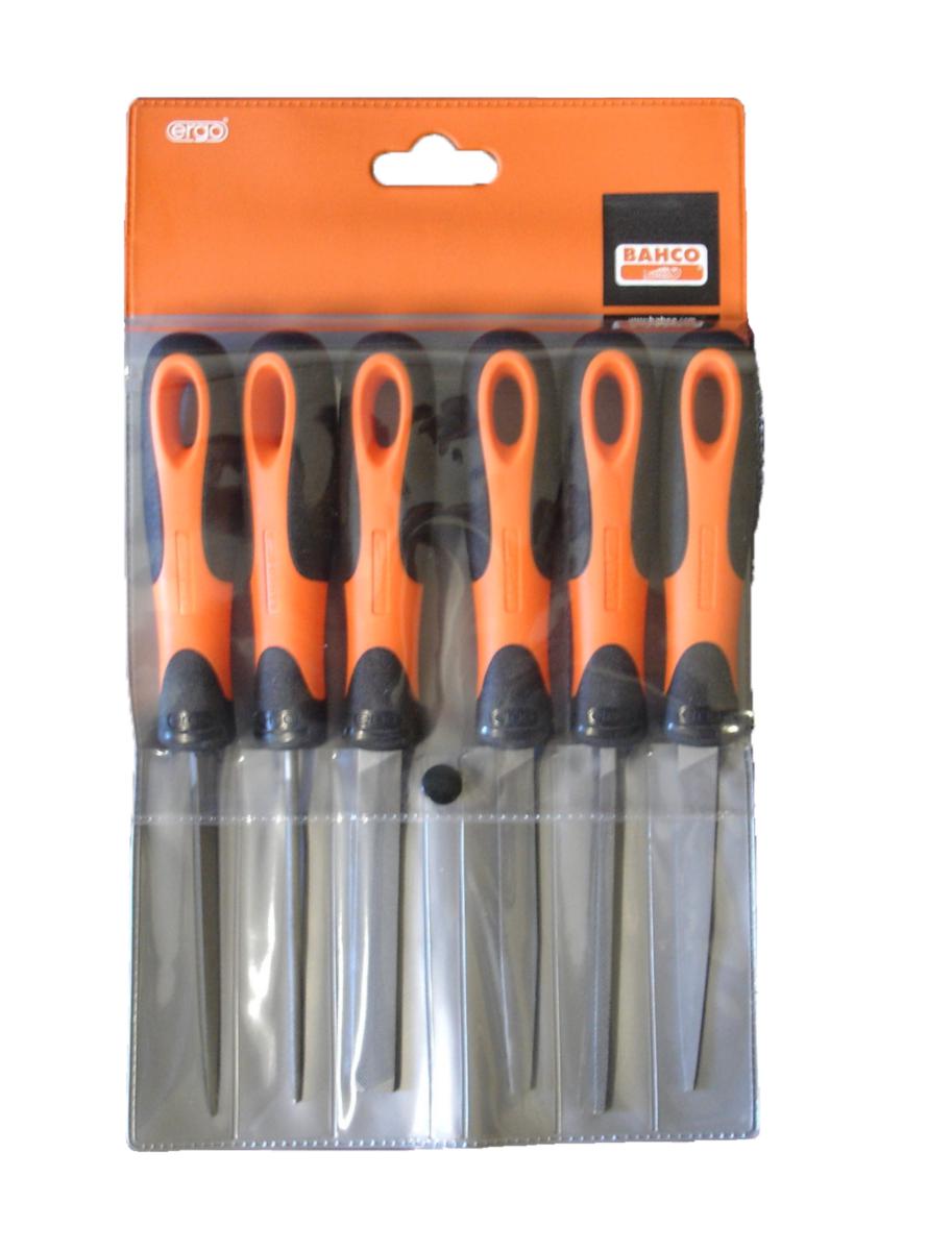 Precisionsfilsats Bahco 476 - PRECISIONSFILSATS BAHCO 1-476-04-3-2 FIN SKAFTAD