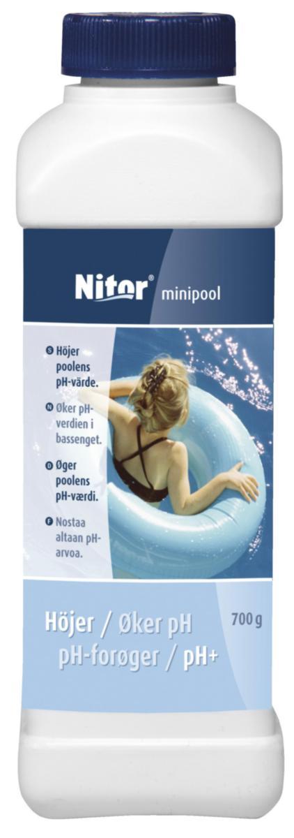 Höjning av pH värdet Nitor - POOLRENGÖRING NITOR PH HÖJNING TILL MINI POOL 700 GRAM