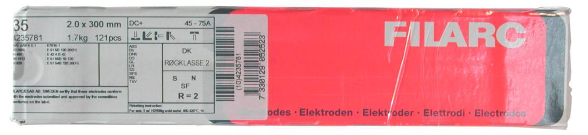 Elektrod Filarc 35 - ELEKTROD ESAB FILARC 35 3.2X450MM 1/2 VP