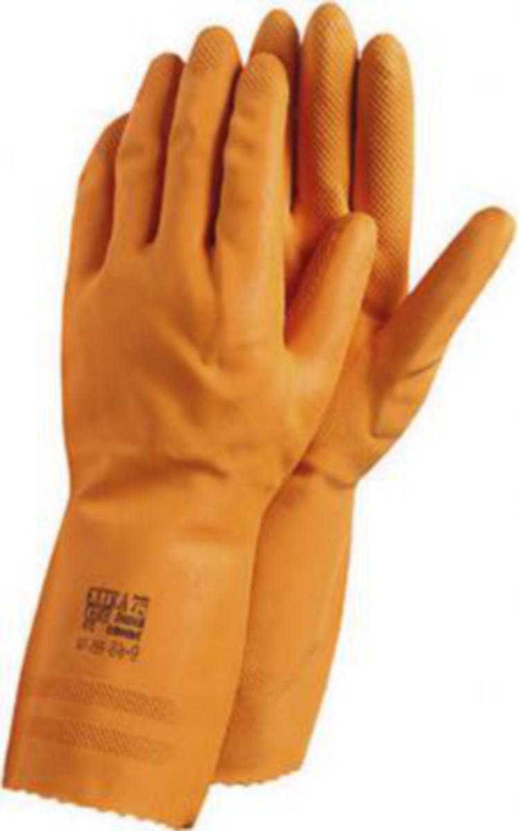 Kemskyddshandske Ansell Extra 87-955 - LATEXHANDSKE ANSELL EXTRA ORANGE 87-955 STL 7,5