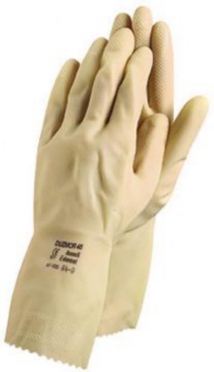 Kemskyddshandske Ansell Alphatec 87-600 - LATEXHANDSKE ANSELL DUZMOR PLUS 87-600 STL 7.5-8
