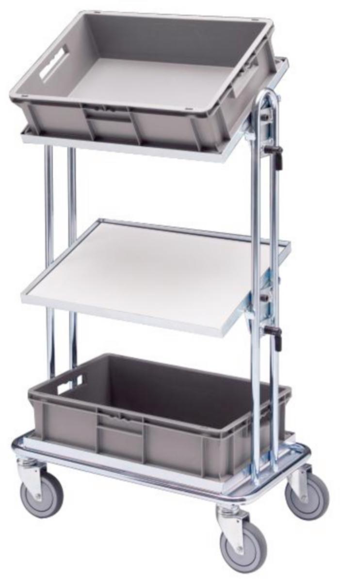 Montörvagn - MONTÖRVAGN FÖR PLASTBACKAR 600X400MM MAX 100KG H 1165MM