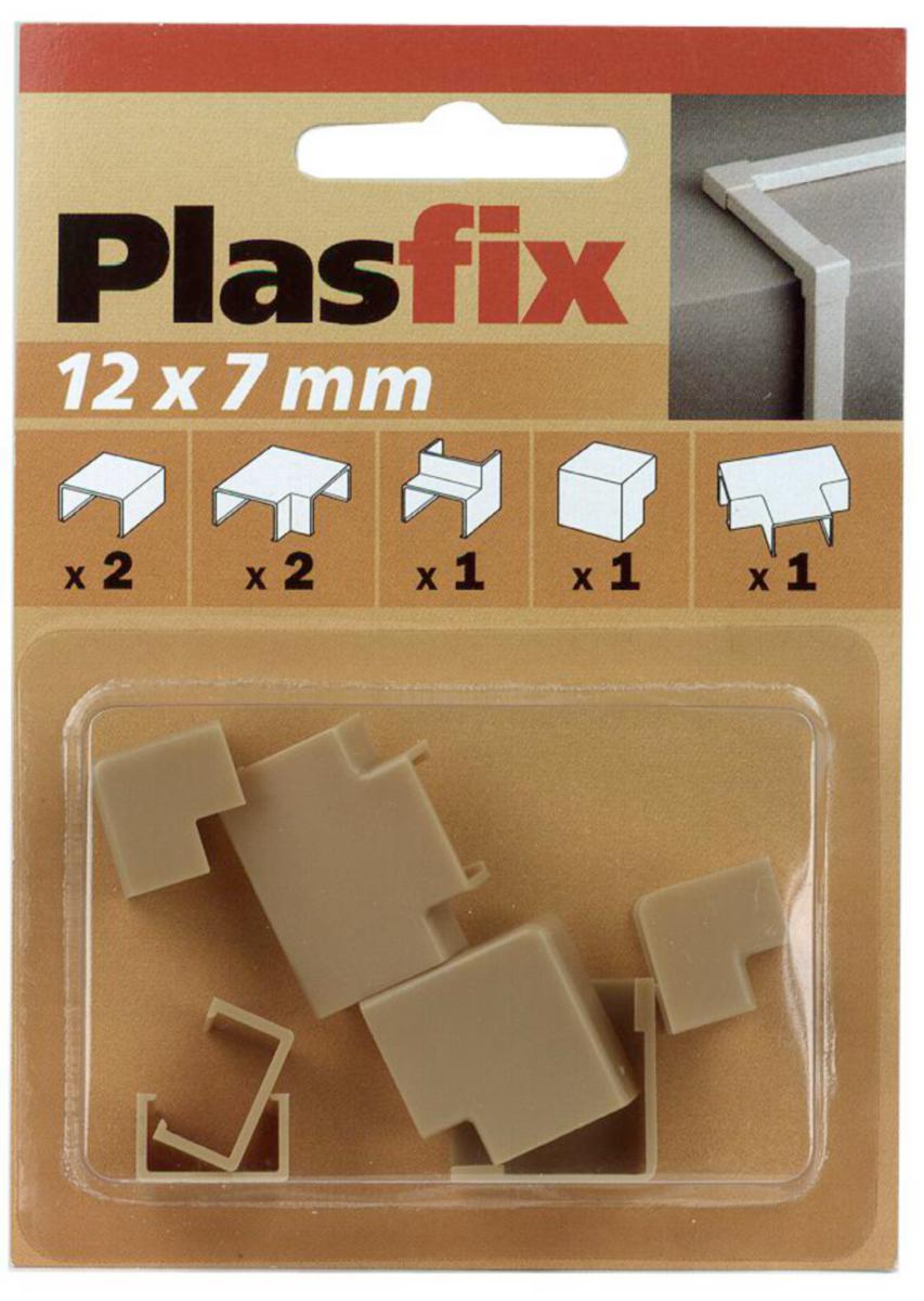 Skarv och hörnbitar till Plasfix - SKARV & HÖRN 12X7MM PLASFIX EK FÄRGAD