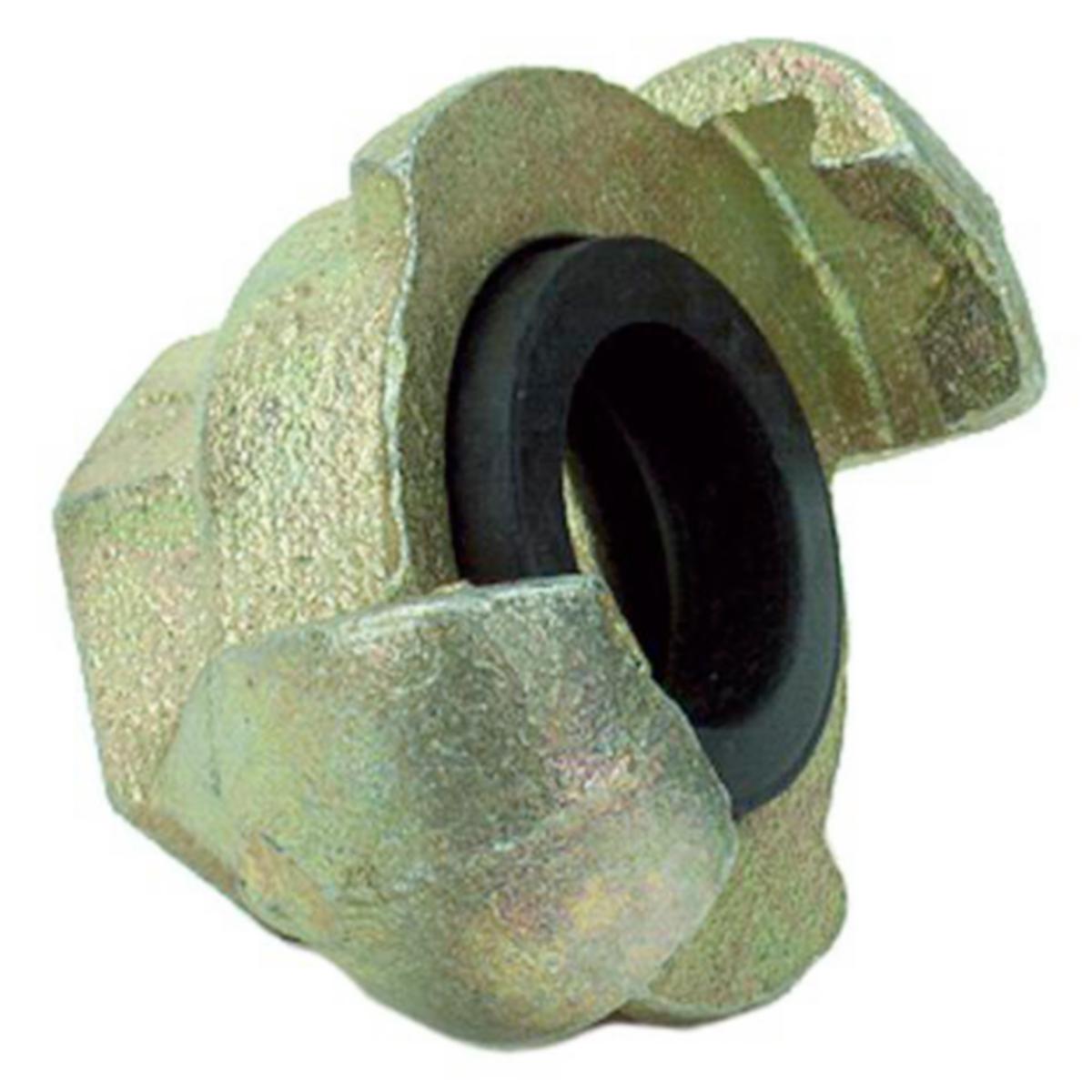 Klokoppling av aducergods med invändig gänga - 10 KLOKOPPLING AV ADUCERGODS MED 3/8" INV GG INKL PACKNING
