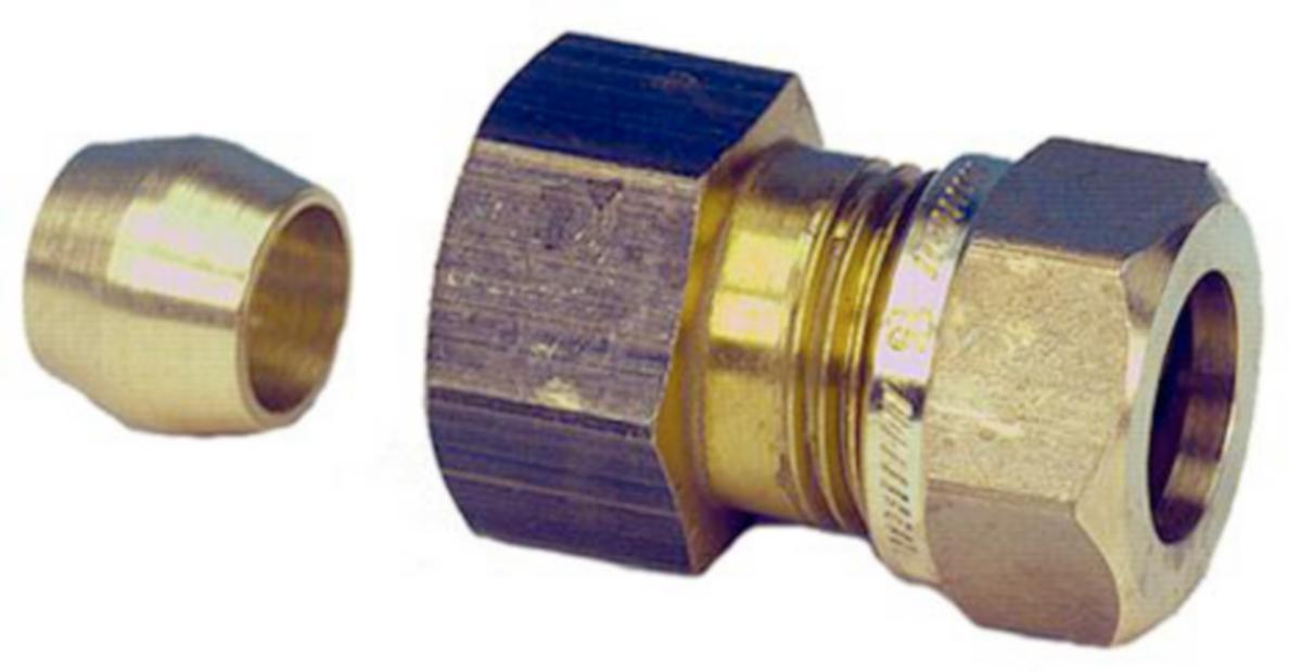 Övergång Securexskruvdel, Vatette - 16        SECUREX-VATETTE DY 15-8 ÖVERG.SKRUVD